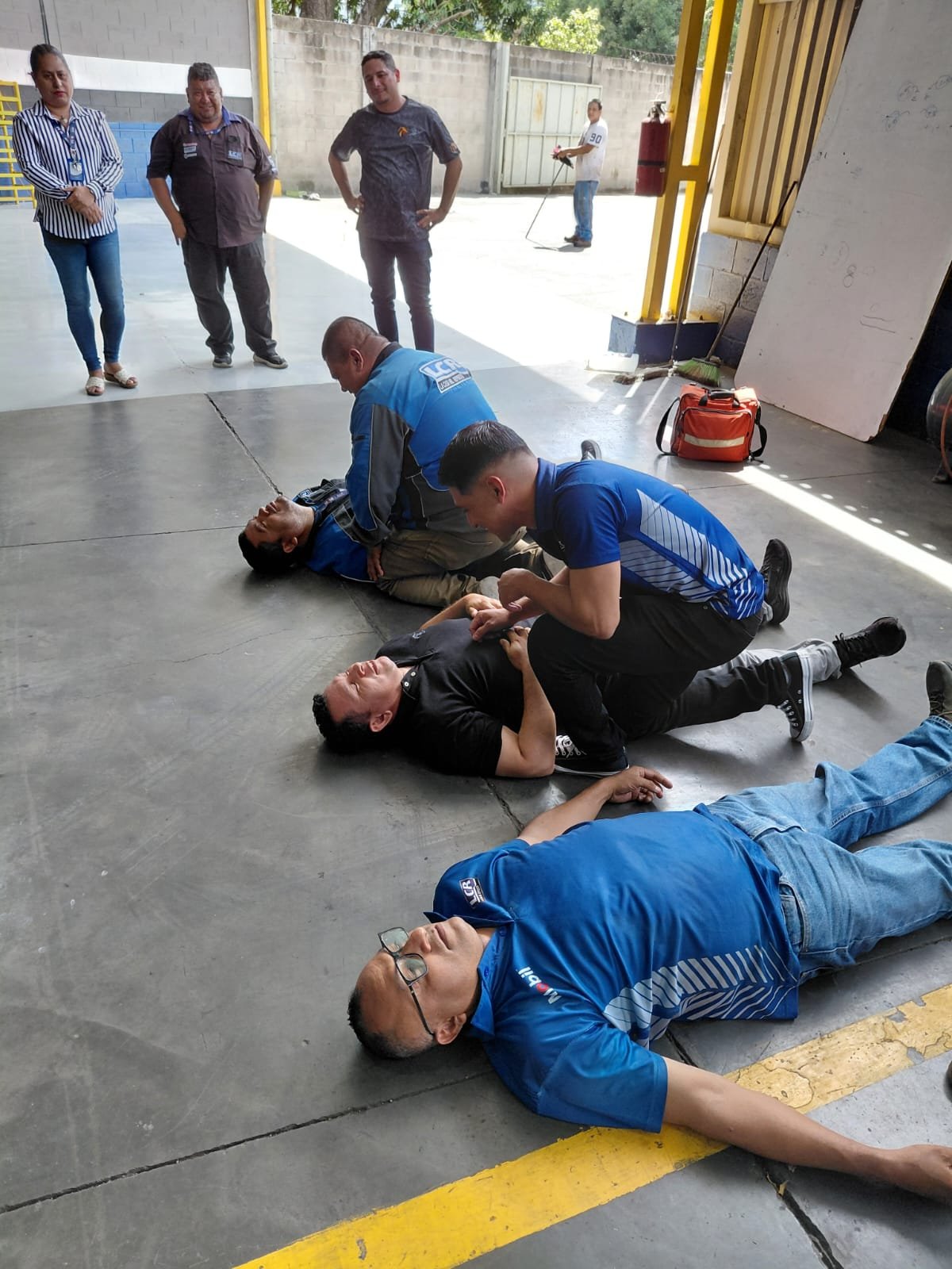 Participantes durante la capacitación