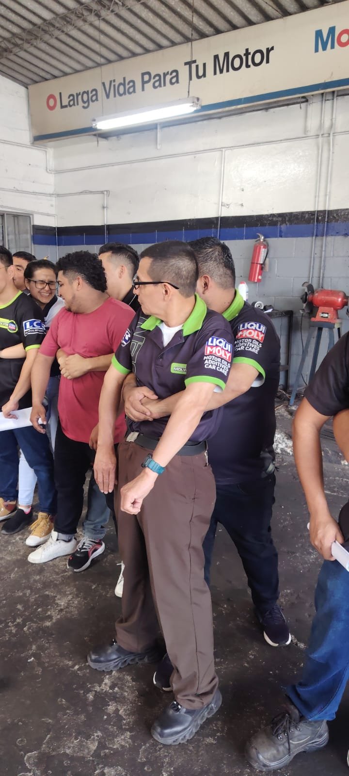 Participantes durante la capacitación