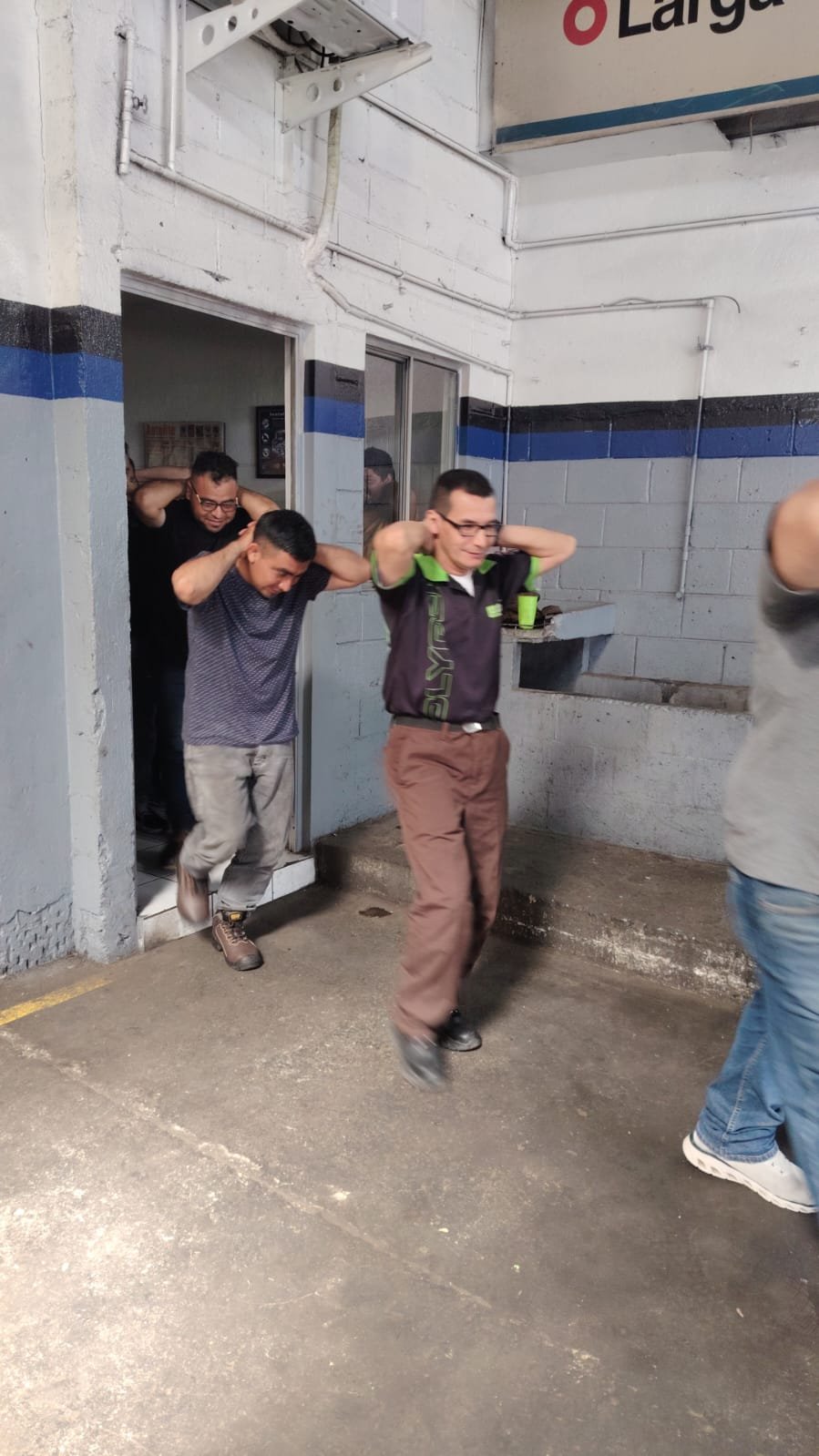 Práctica realizada durante la capacitación